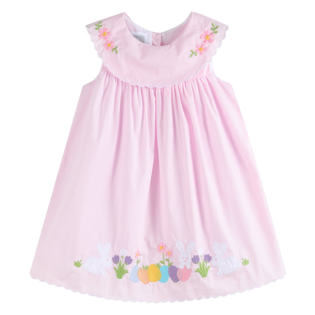 Pink Easter Applique Dress - Lil Cactus