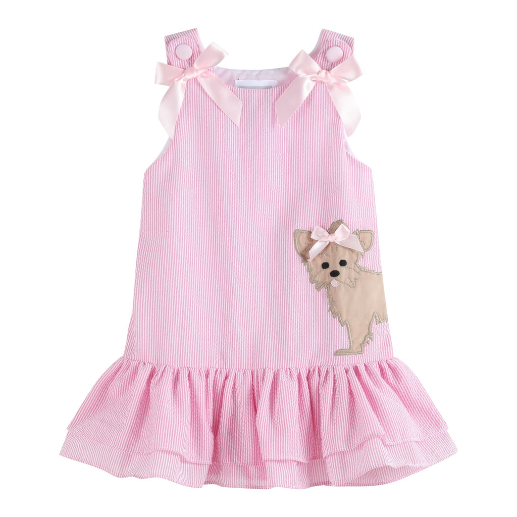 Pink Puppy Ruffle Skirt Dress - Lil Cactus